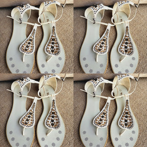 Gold Studded Sandals