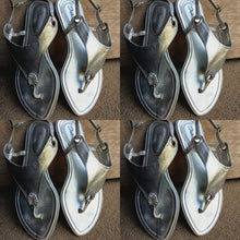 Load image into Gallery viewer, Silver Flat Sandals
