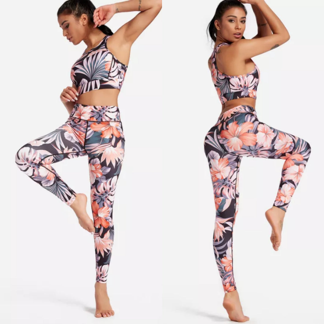 Floral deals gym wear